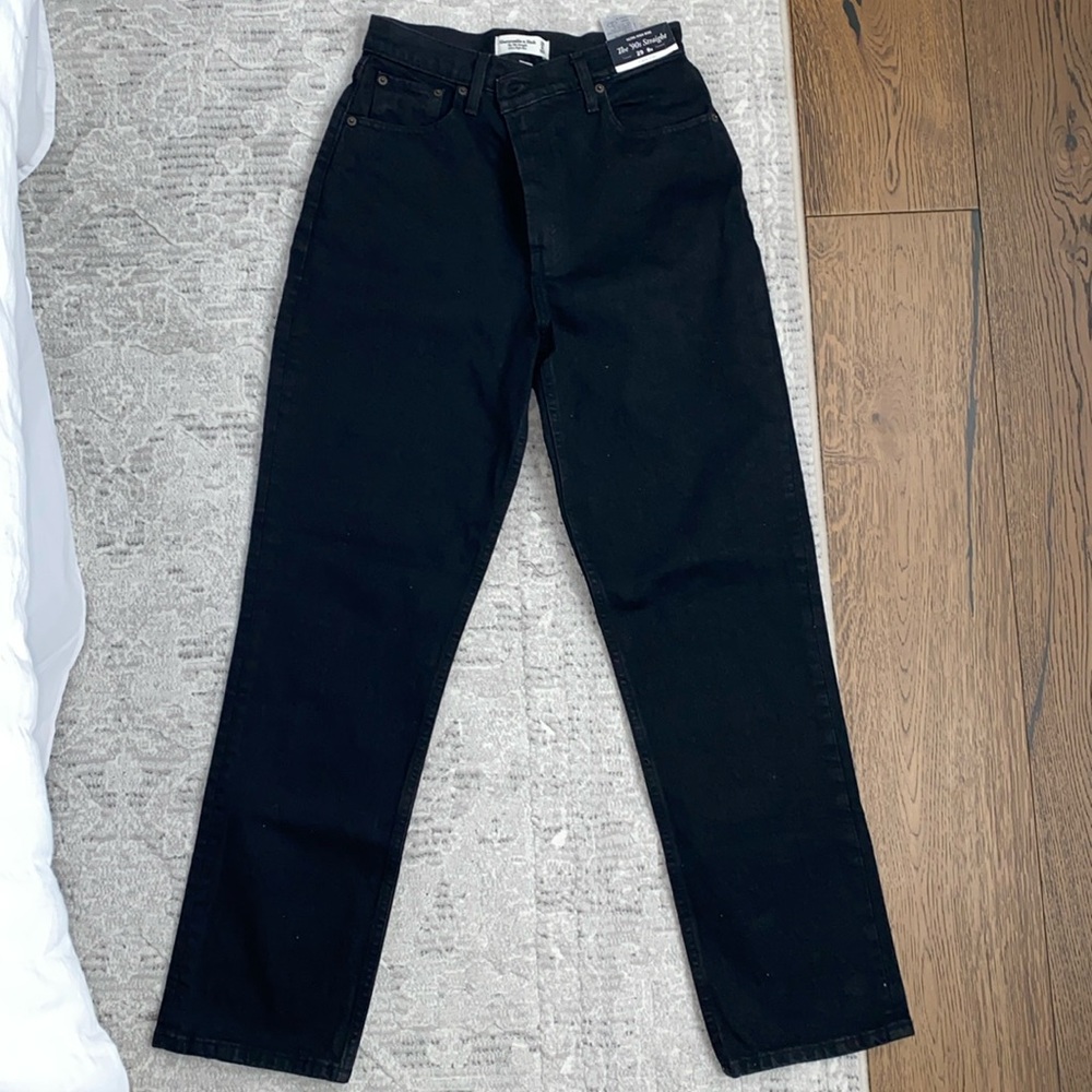Abercrombie and Fitch 
The 90’s Straight Ultra High Rise